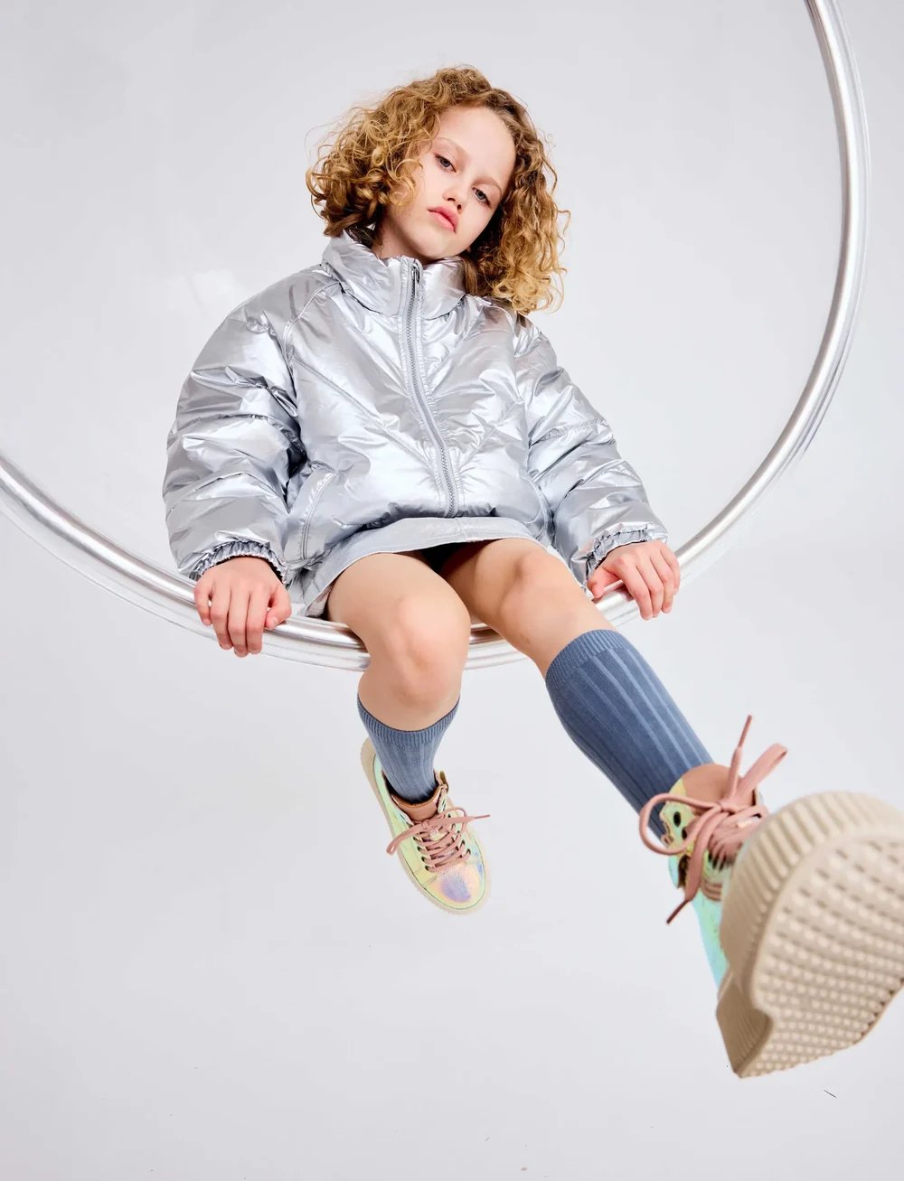 Bisgaard - bisgaard debbie l - höga sneakers - galaxy - 0