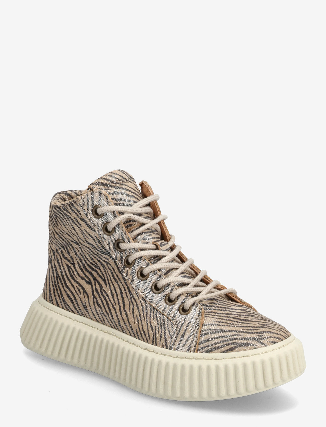 Bisgaard - bisgaard debbie l - høje sneakers - zebra glitter - 0