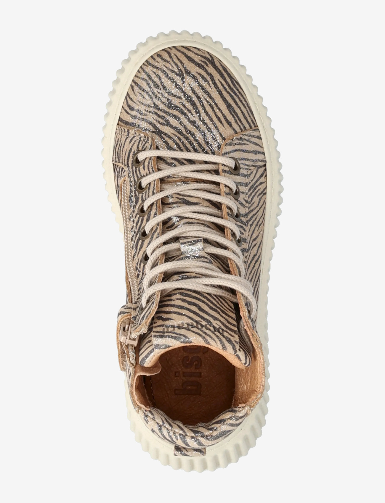 Bisgaard - bisgaard debbie l - høje sneakers - zebra glitter - 3