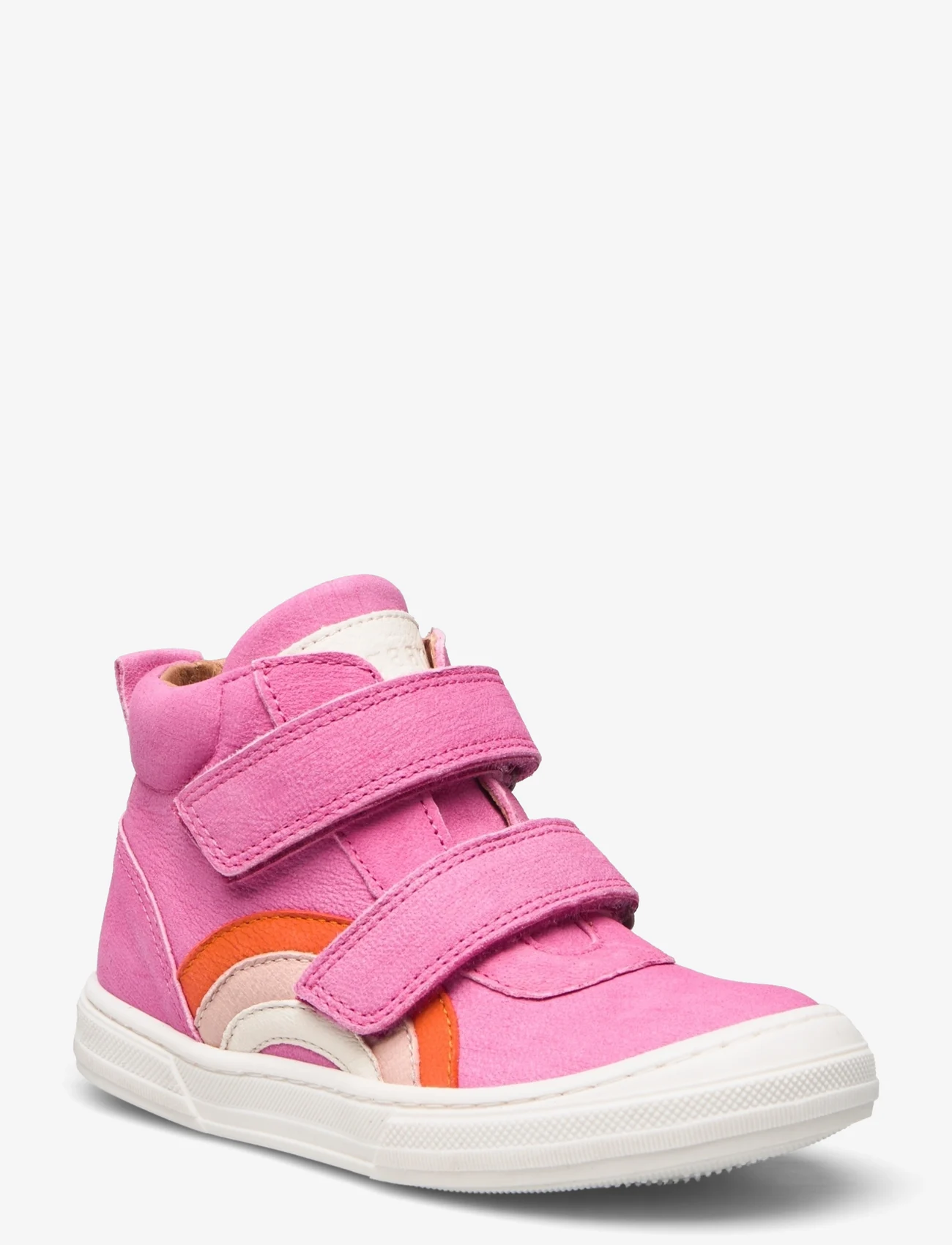 Bisgaard - bisgaard rainbow - hoge sneakers - pink - 0
