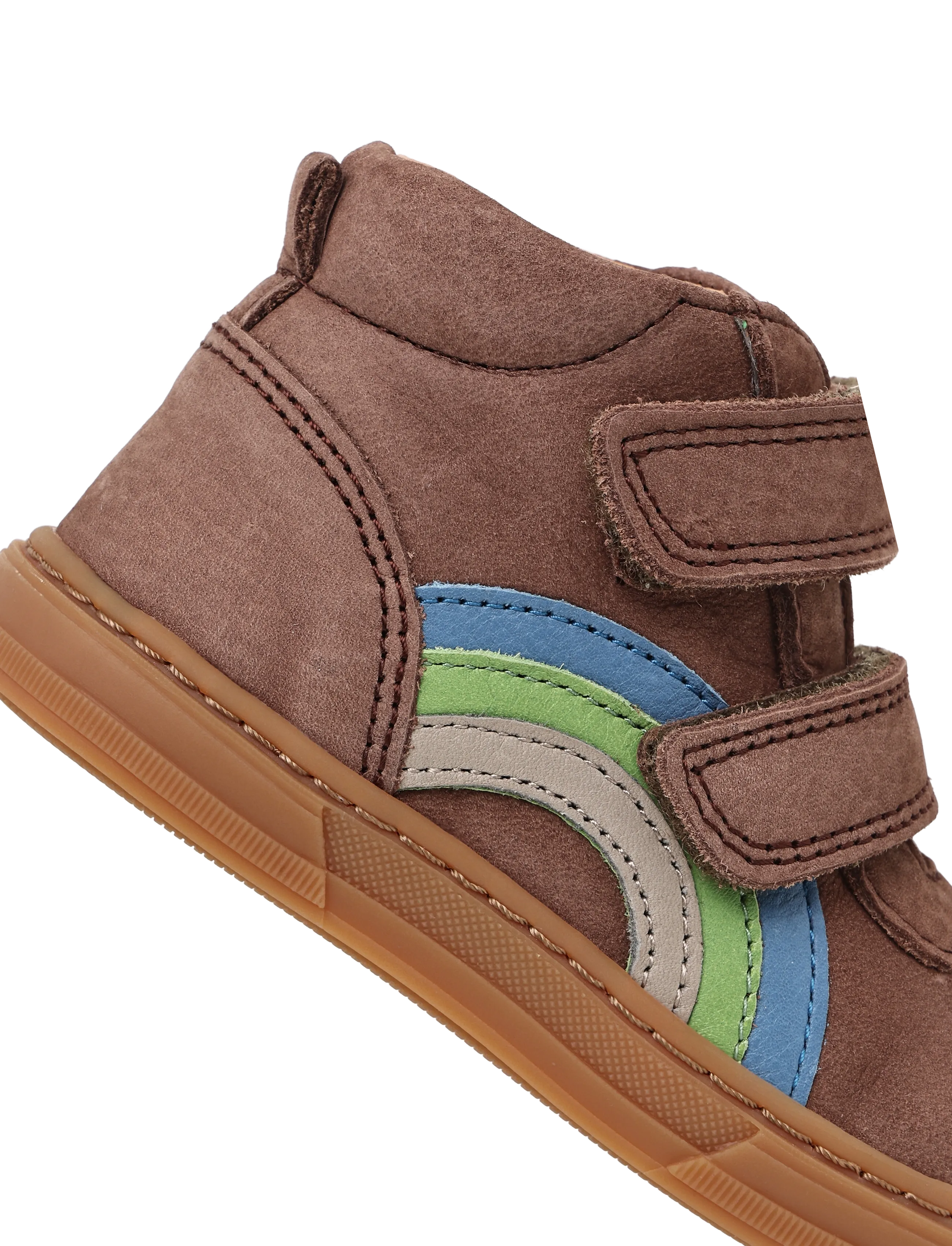 Bisgaard - bisgaard rainbow - high tops - dark brown - 5