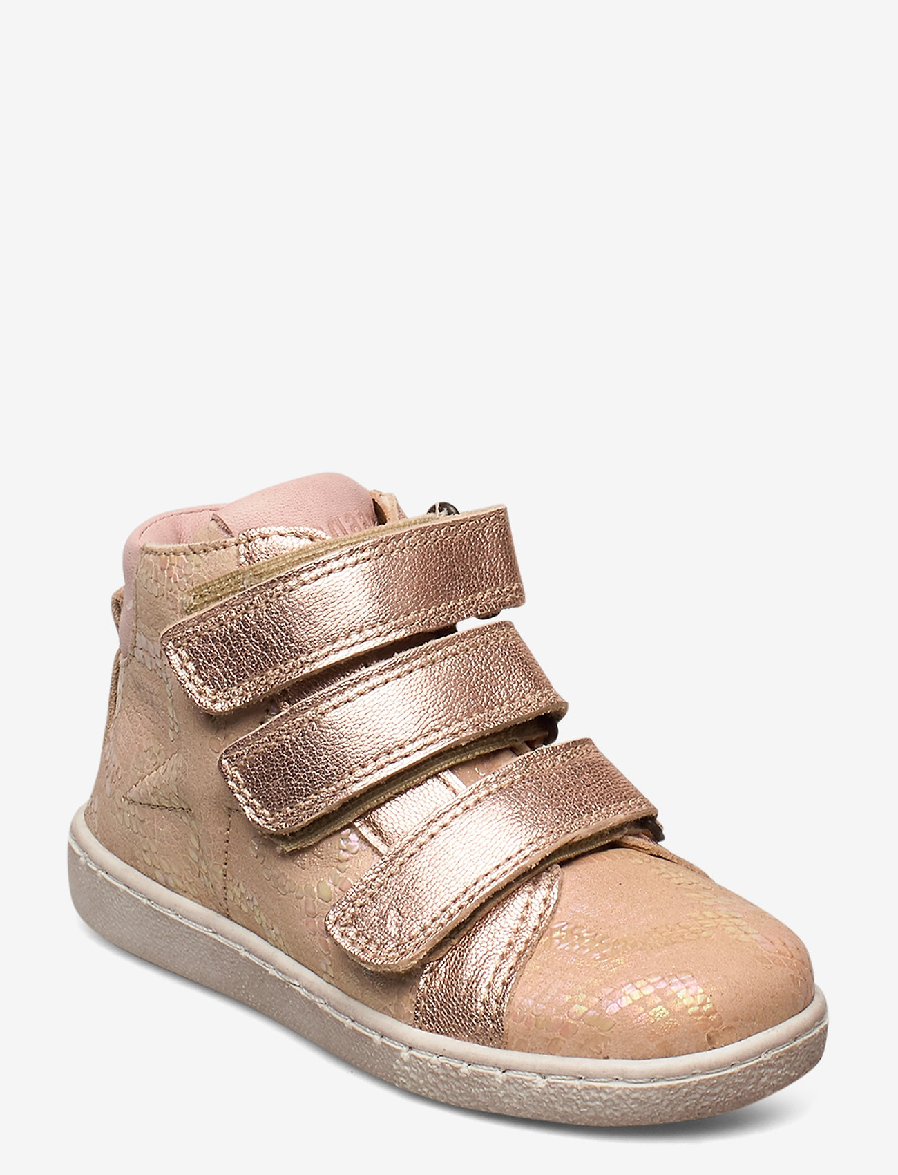 Velcro shoes - CREME SNAKE