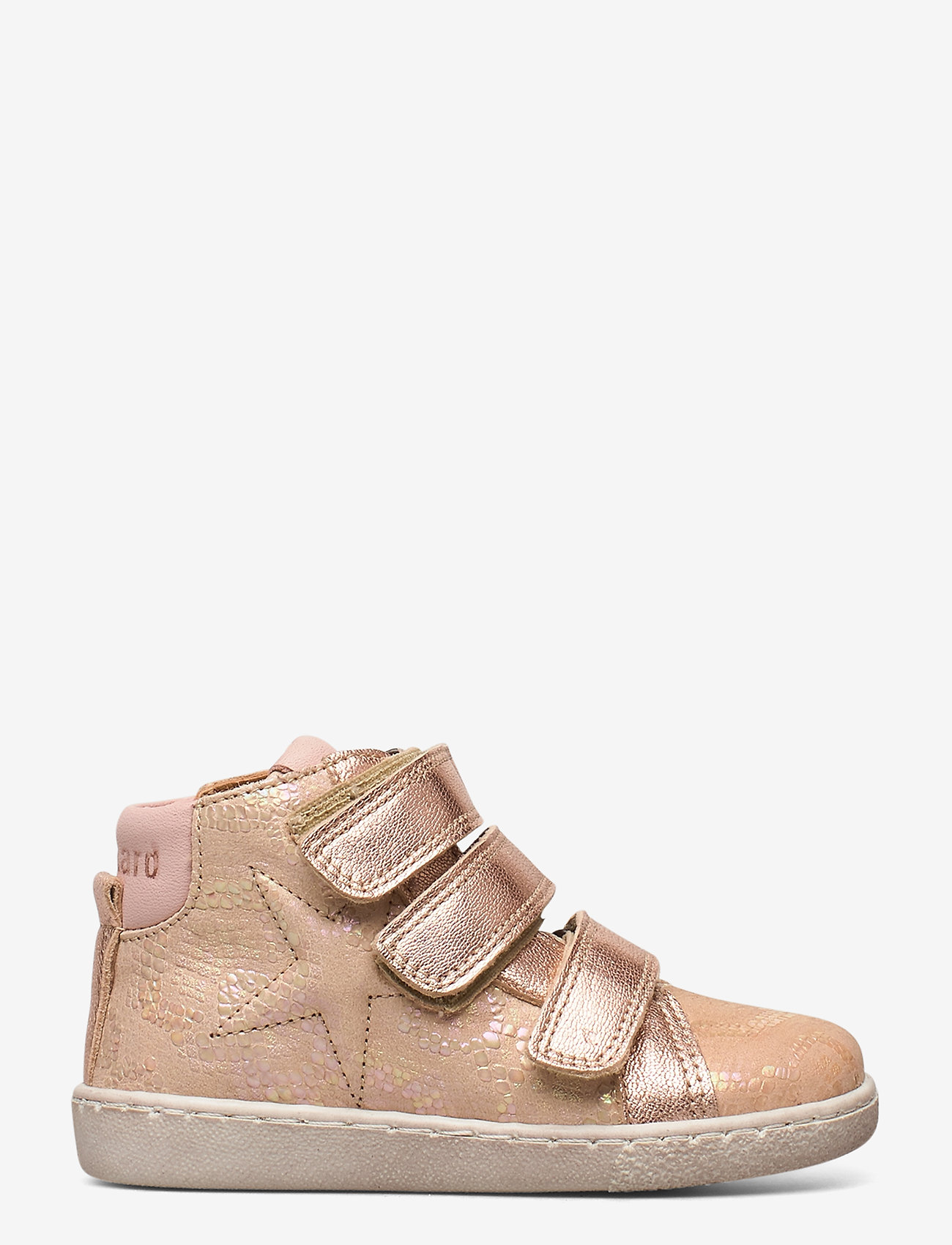 Bisgaard - Velcro shoes - creme snake - 1