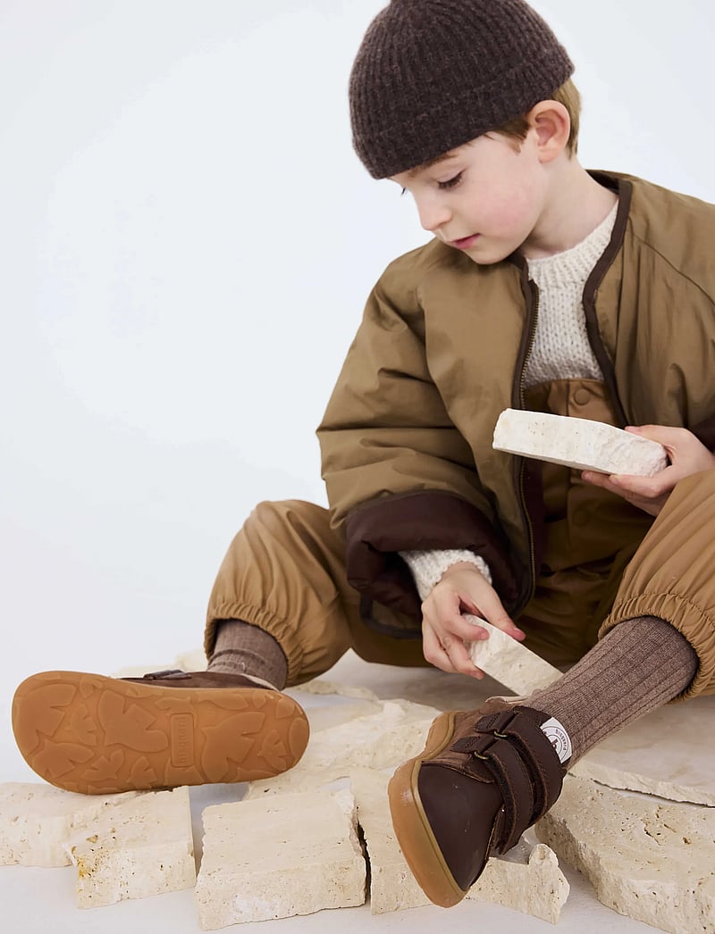 Bisgaard - bisgaard barefoot ricco - låga sneakers - dark brown - 0