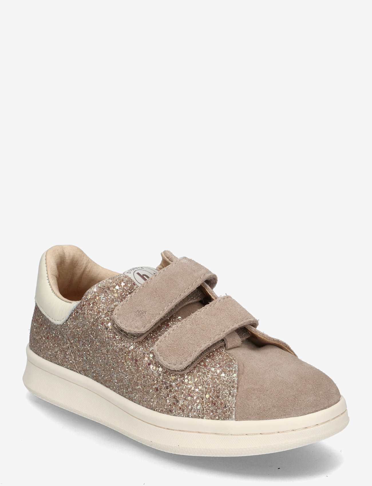 Bisgaard - bisgaard renee glitter - lave sneakers - taupe glitter - 0