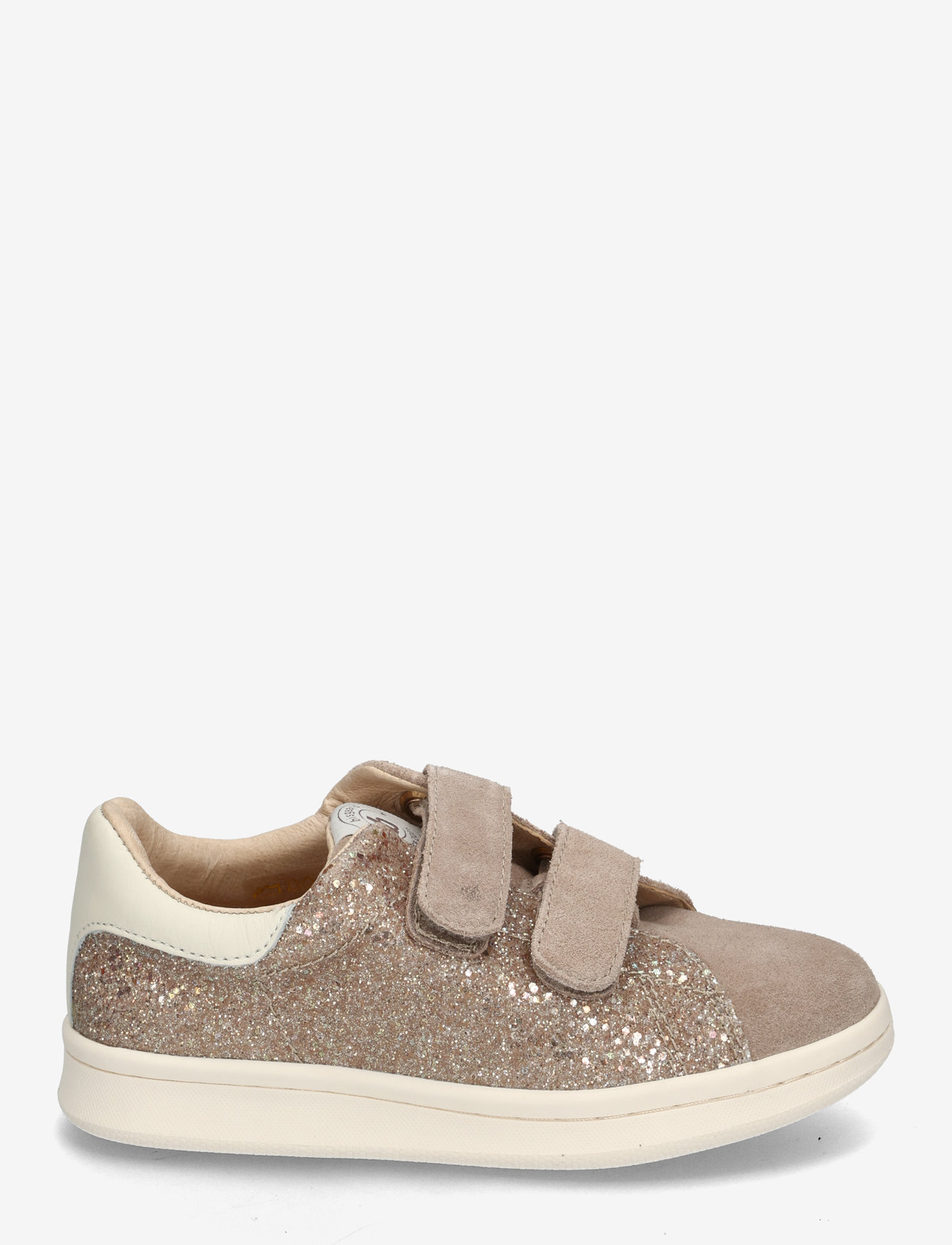 Bisgaard - bisgaard renee glitter - lave sneakers - taupe glitter - 1