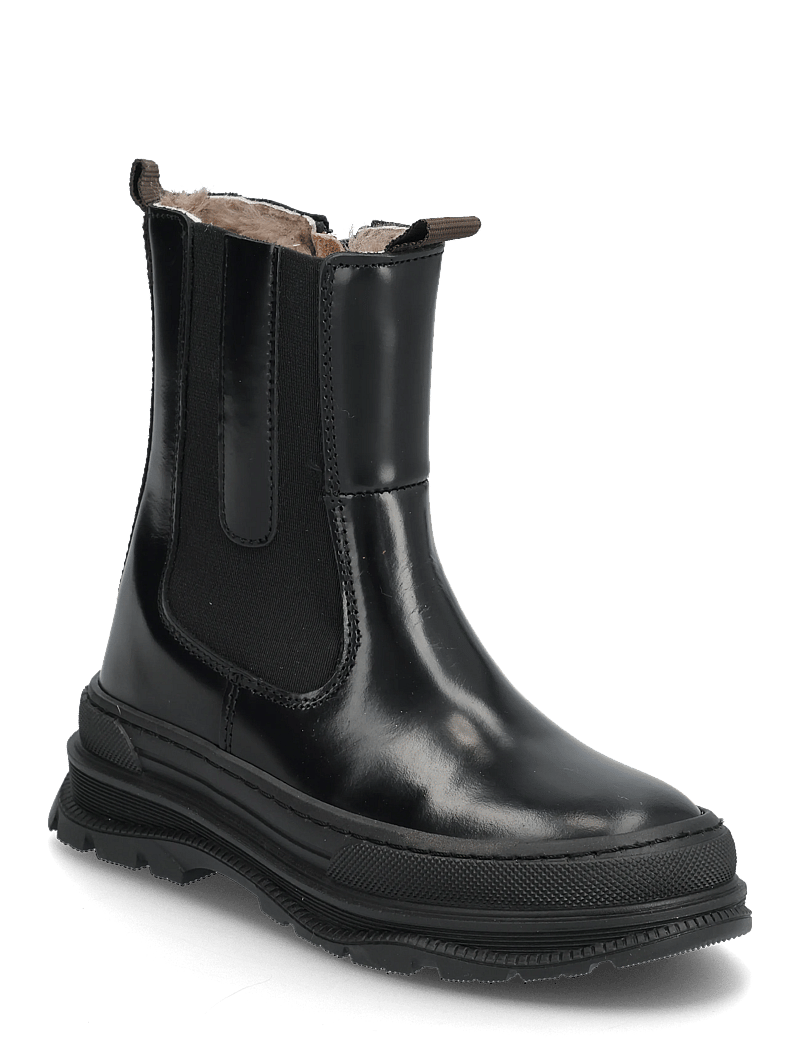 Bisgaard - bisgaard mila lamb - winterstiefel - black polido - 0