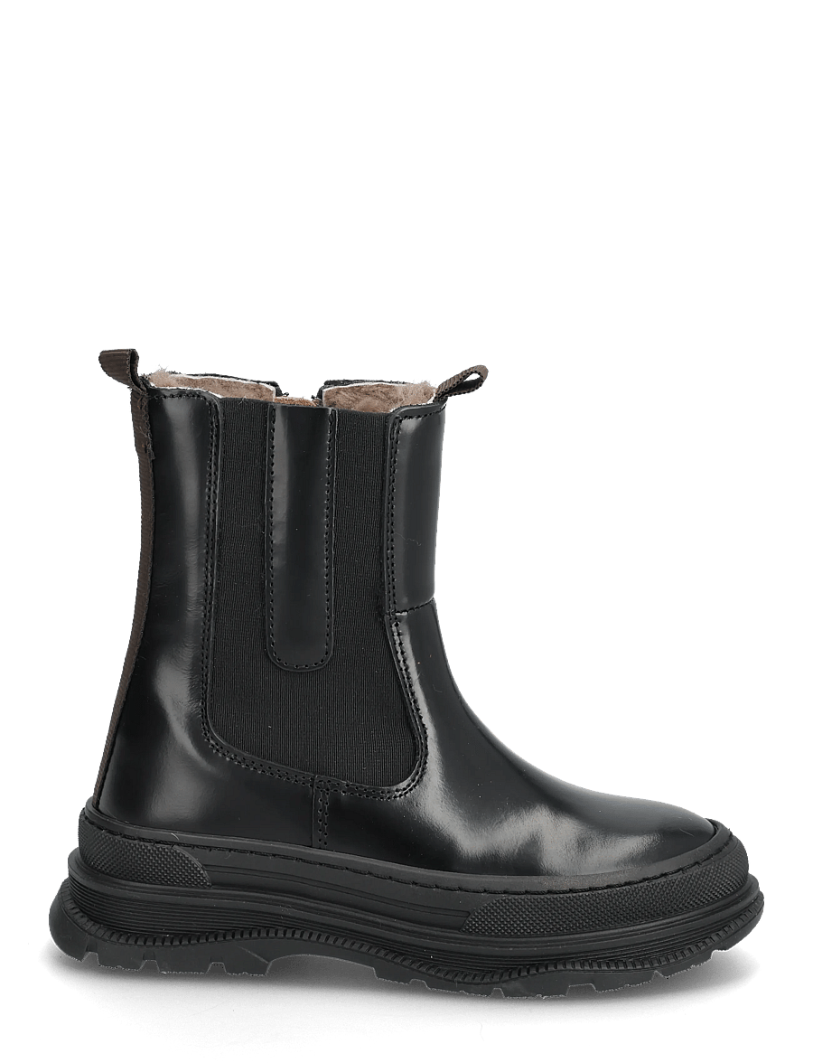 Bisgaard - bisgaard mila lamb - vinterstøvler - black polido - 1