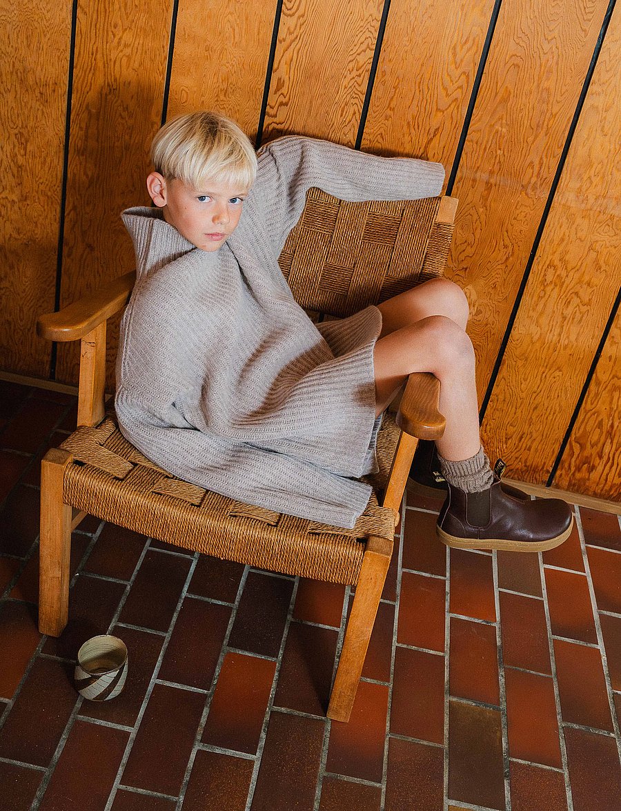 Bisgaard - bisgaard barefoot ene - vinterstøvler - dark brown - 0
