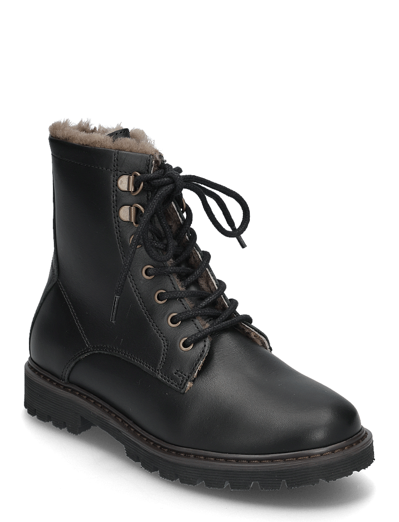 Bisgaard - bisgaard maia lamb - talvesaapad - black - 1