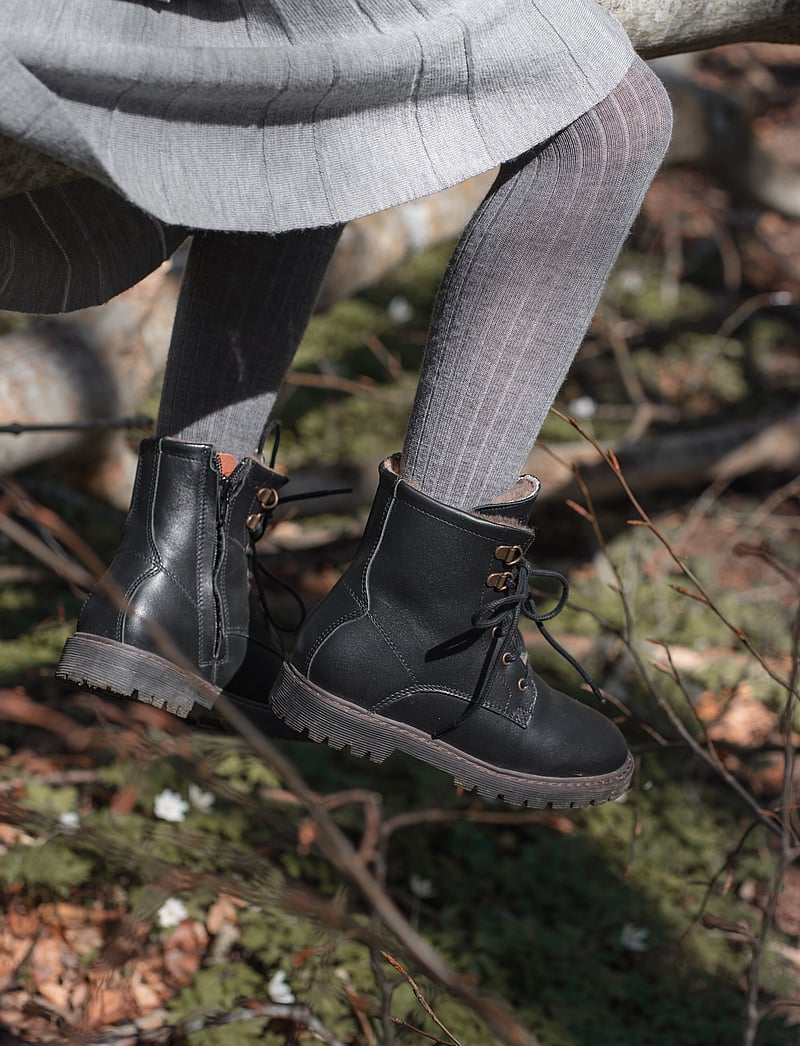 Bisgaard - bisgaard maia lamb - talvesaapad - black - 0