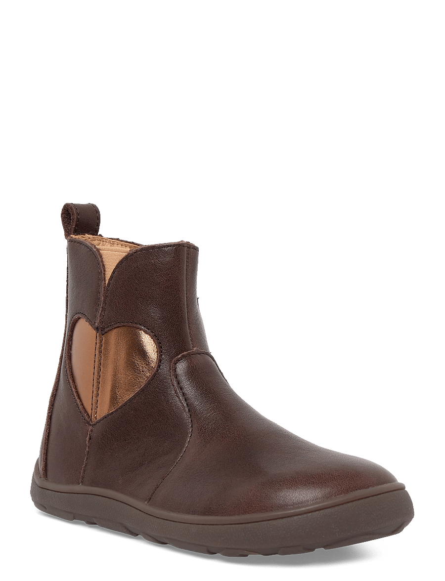 Bisgaard - bisgaard barefoot runa - vinterstövlar - dark brown - 0
