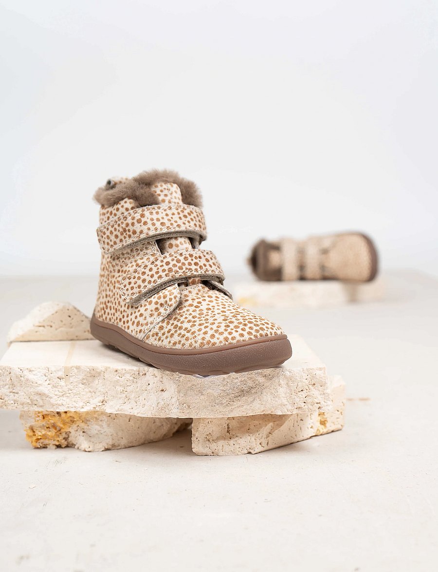 Bisgaard - bisgaard barefoot emil lamb - barefoot jalanõud - brown dots - 0