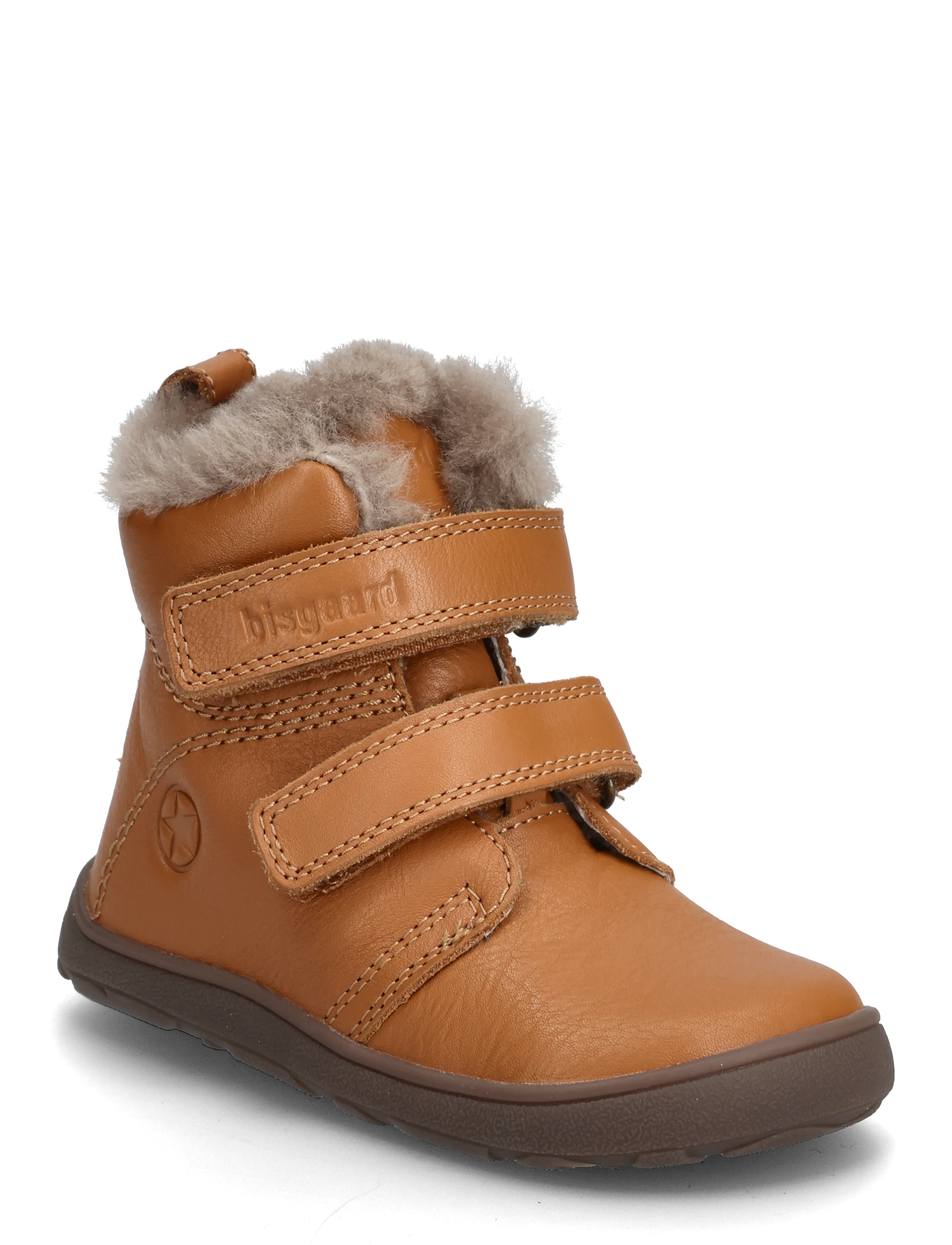 Bisgaard Barefoot Emil Lamb, 31, Winter Boots, Braun - Boots W. Velcro, Kinder