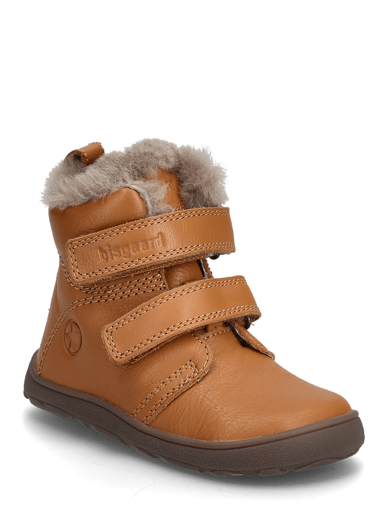 Bisgaard - bisgaard barefoot emil lamb - barfußschuhe - cognac - 0