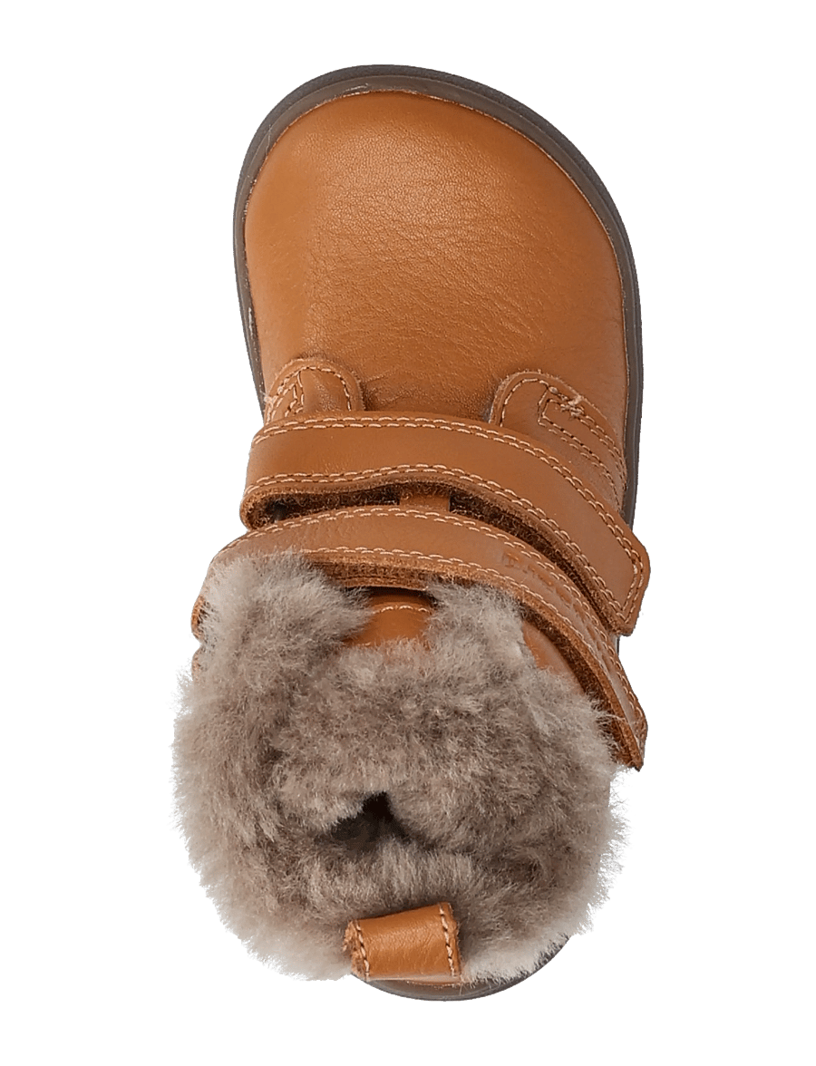 Bisgaard - bisgaard barefoot emil lamb - barfußschuhe - cognac - 3
