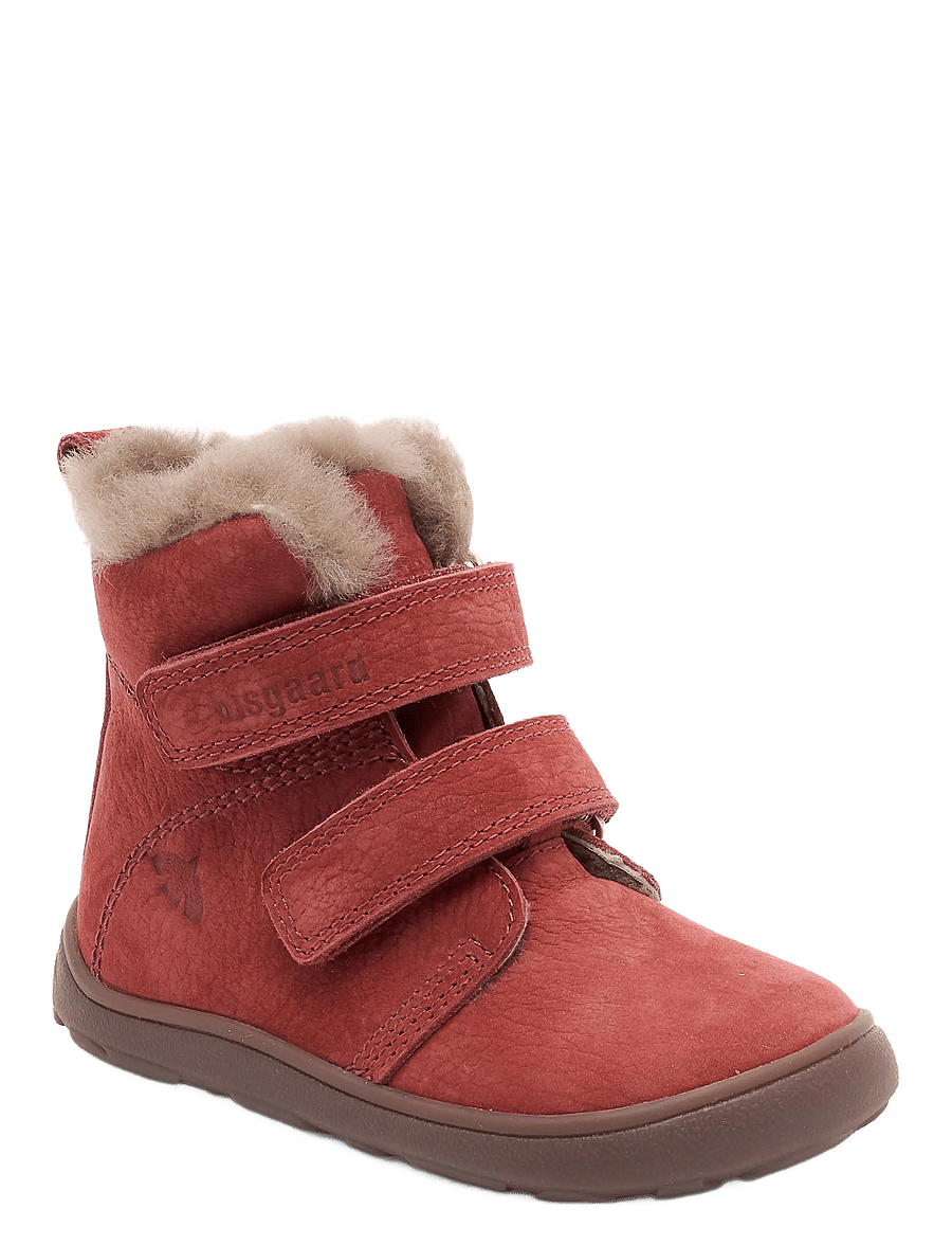 Bisgaard - bisgaard barefoot emil lamb - winterstiefel - bordeaux - 0