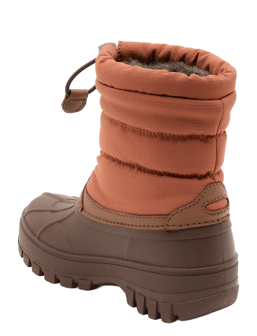Bisgaard - bisgaard lux - gefütterte gummistiefel - brick - 1