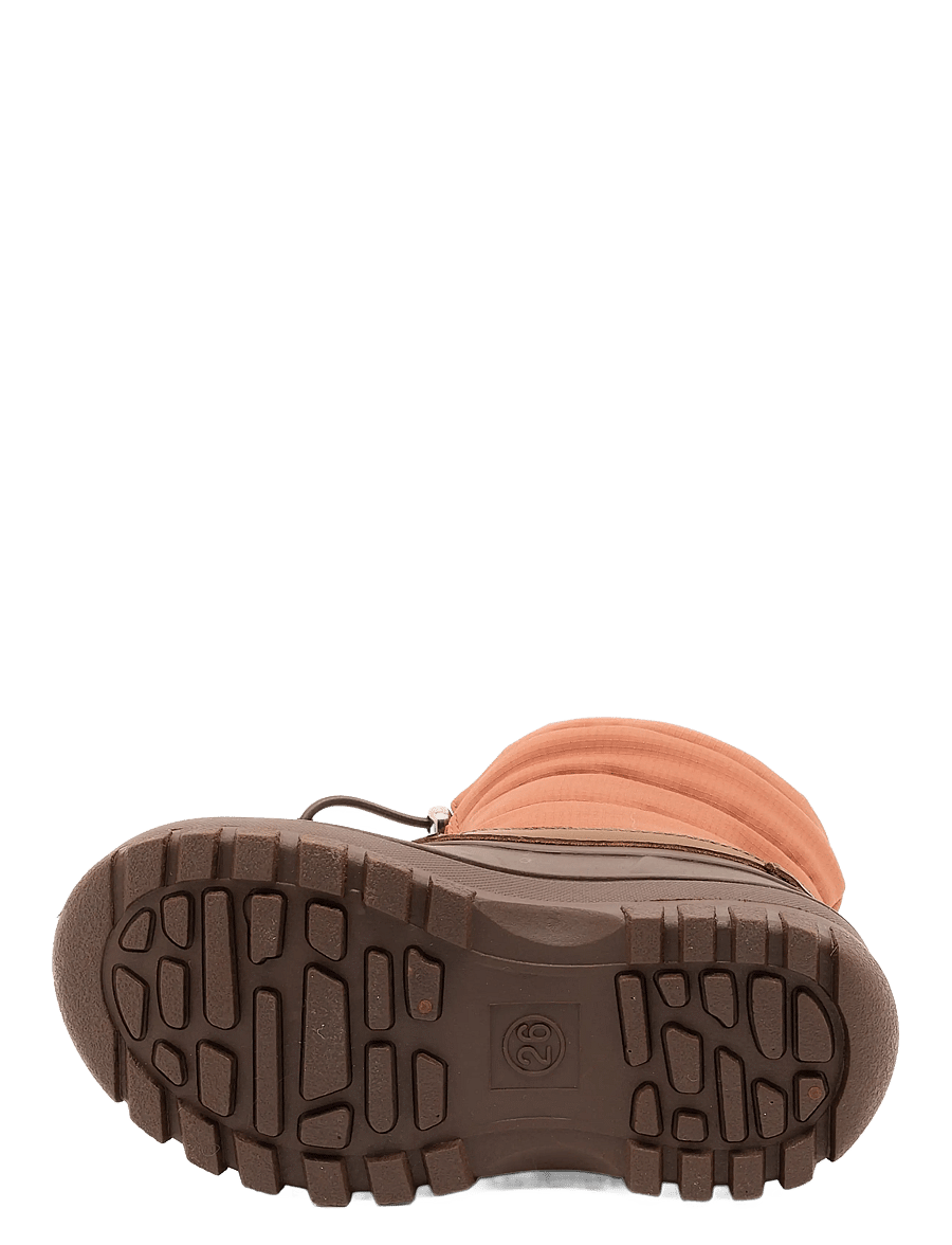 Bisgaard - bisgaard lux - gefütterte gummistiefel - brick - 3