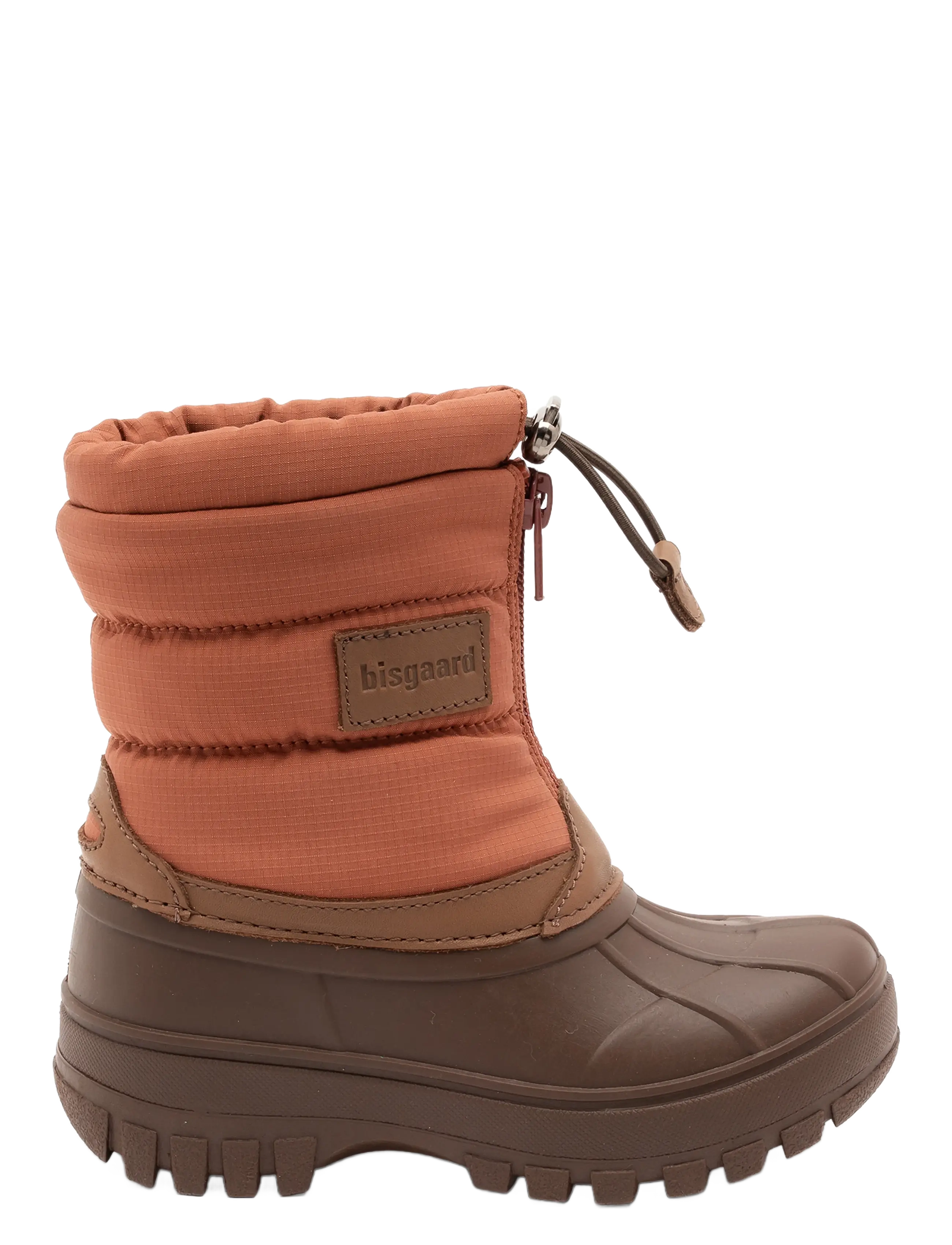 Bisgaard - bisgaard lux - gefütterte gummistiefel - brick - 4