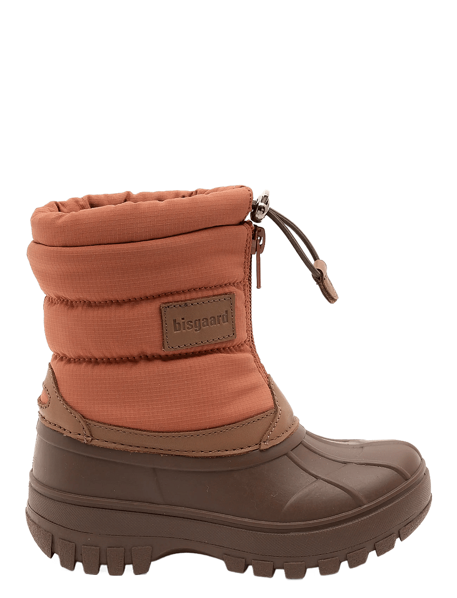 Bisgaard - bisgaard lux - gefütterte gummistiefel - brick - 4
