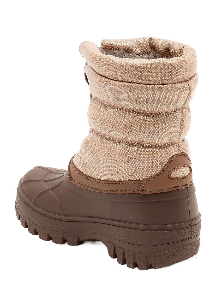 Bisgaard - bisgaard lux - gefütterte gummistiefel - rose gold - 1