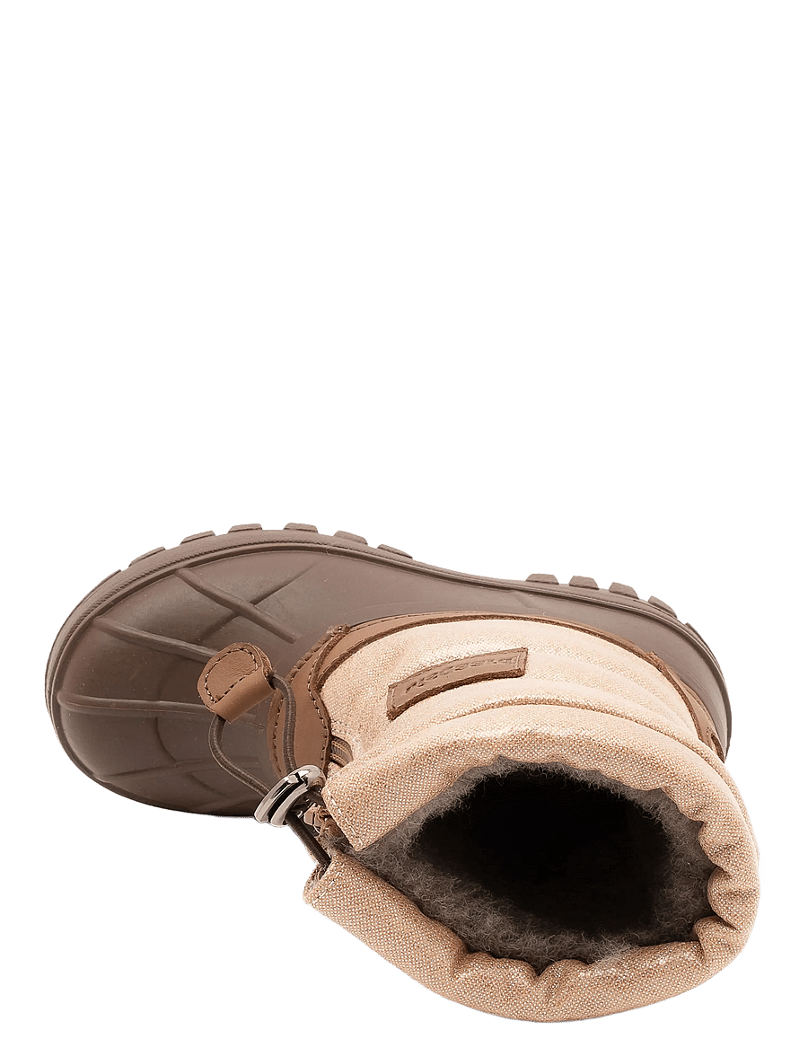 Bisgaard - bisgaard lux - gefütterte gummistiefel - rose gold - 2
