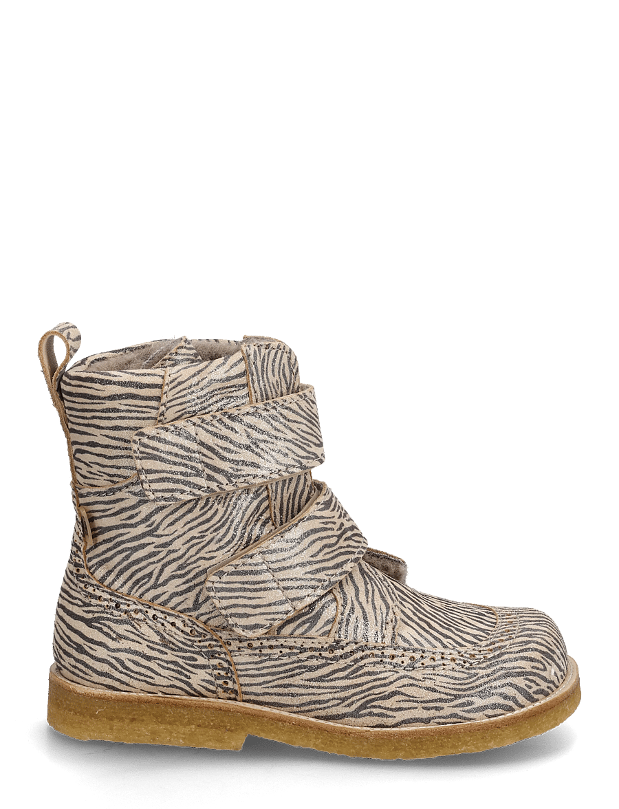 Bisgaard - bisgaard elba tex - vetrarstígvél - zebra glitter - 1