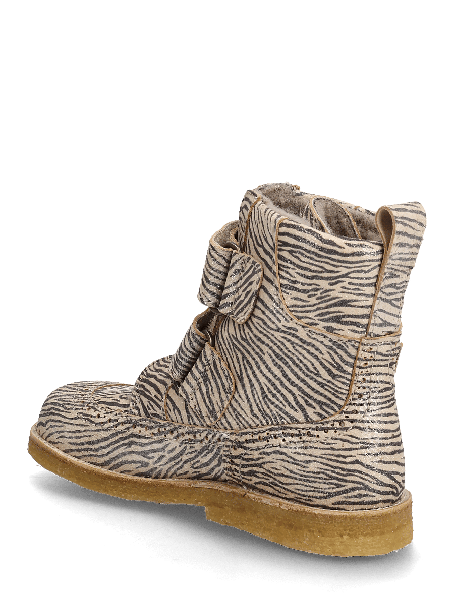 Bisgaard - bisgaard elba tex - vetrarstígvél - zebra glitter - 2