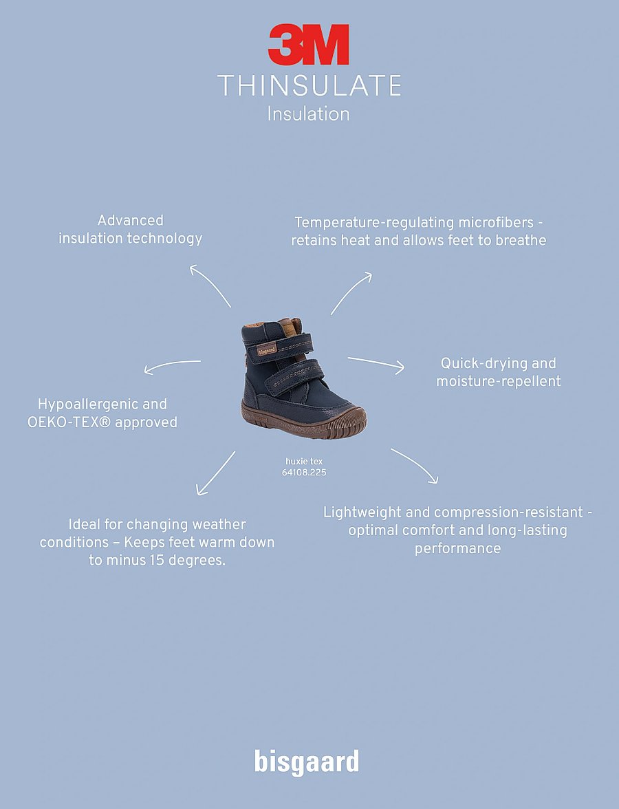 Bisgaard - bisgaard huxie tex - vinterstøvler - navy - 0
