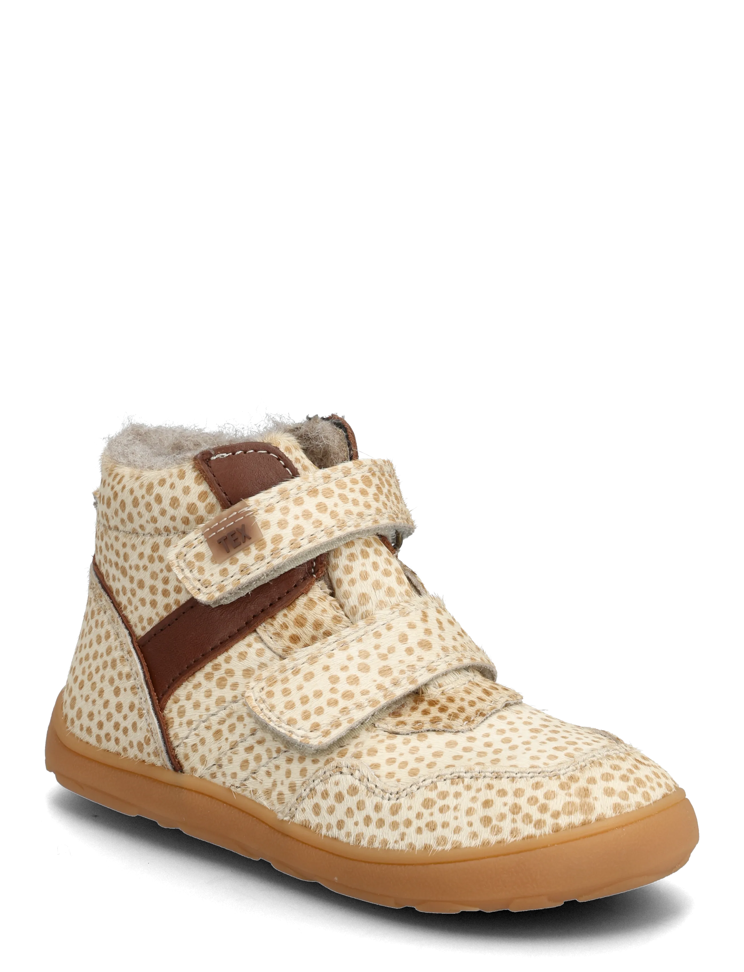 Bisgaard bisgaard barefoot becky tex - Winterstiefel - BROWN DOTS / cream
