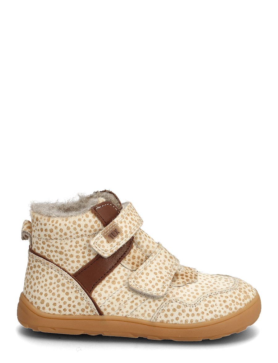 Bisgaard - bisgaard barefoot becky tex - barfodssko - brown dots - 1