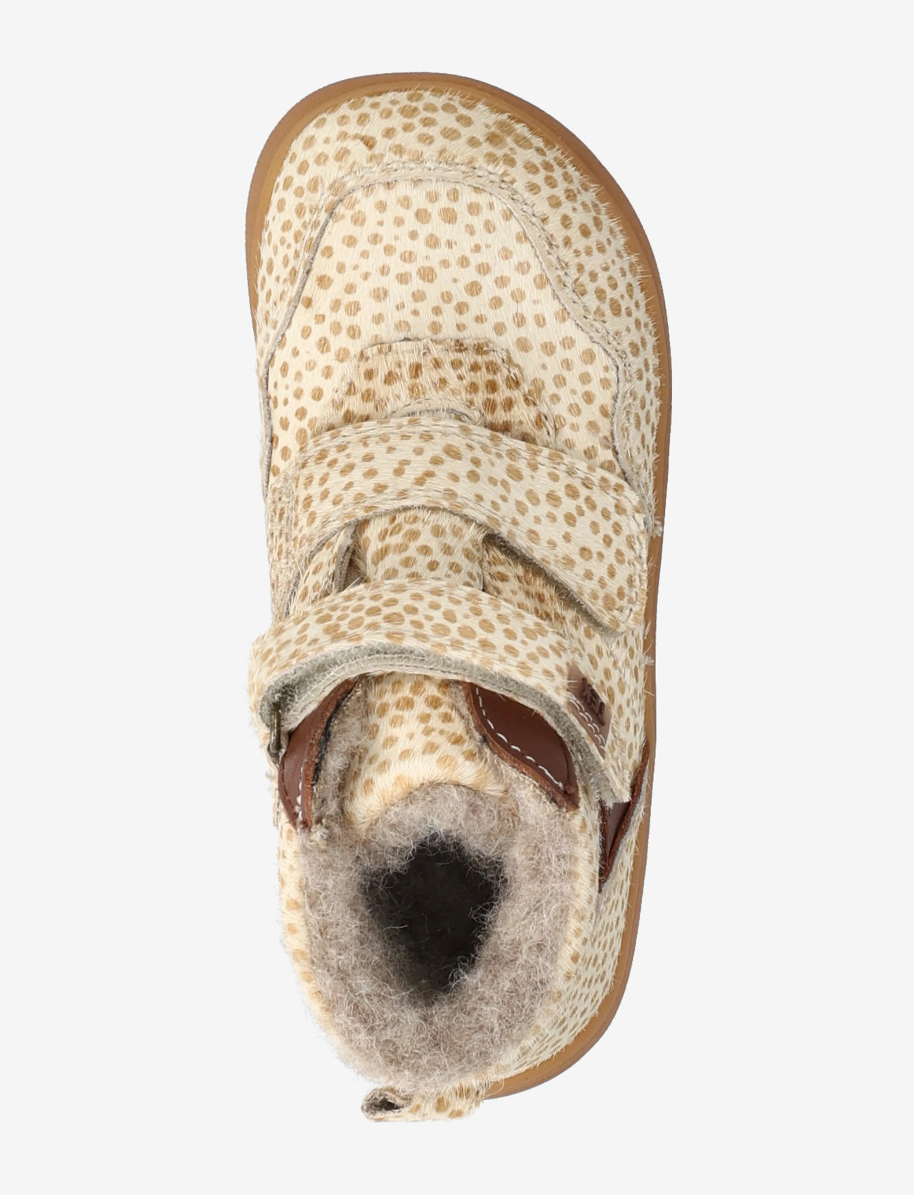 Bisgaard - bisgaard barefoot becky tex - efterårssko - brown dots - 3