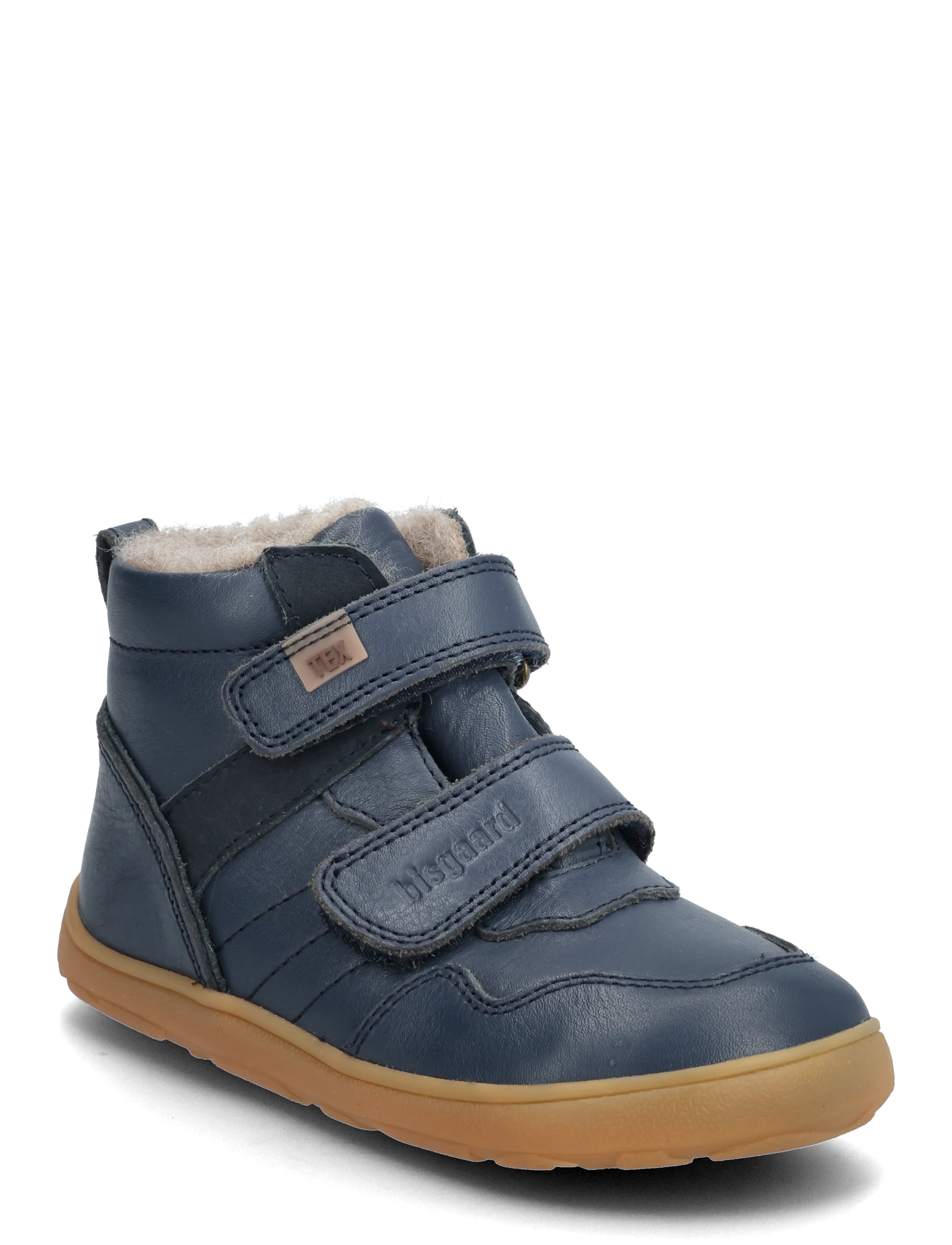 Bisgaard Barefoot Becky Tex, 26, Winter Boots, Marineblau - Boots W. Velcro, Kinder