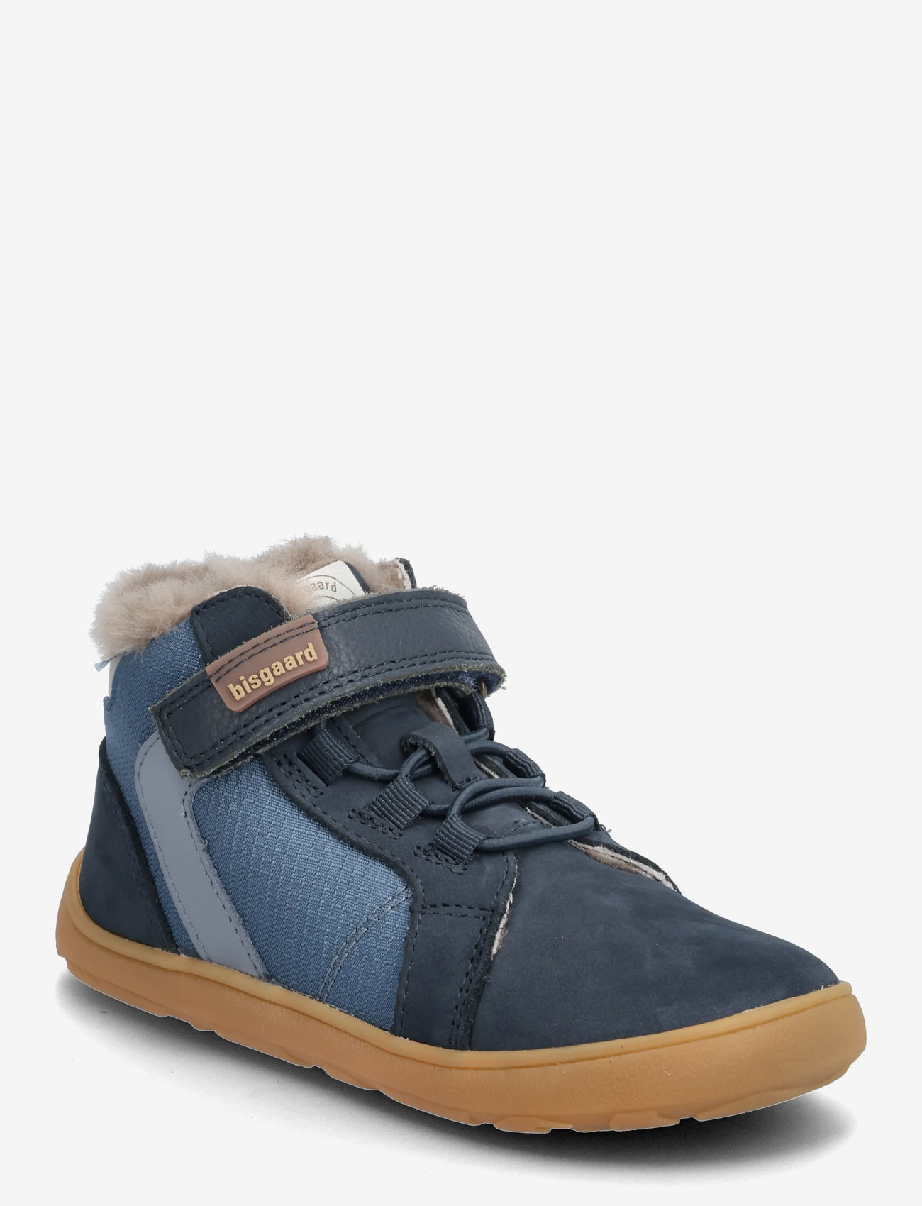 Bisgaard - bisgaard barefoot rafael lamb - high tops - navy - 0