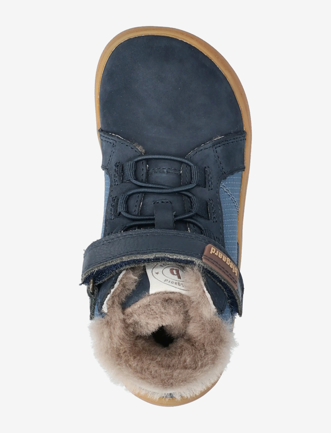 Bisgaard - bisgaard barefoot rafael lamb - high tops - navy - 3