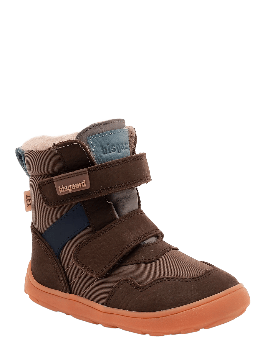 Bisgaard - bisgaard barefoot timo tex - vinterstövlar - dark brown - 0