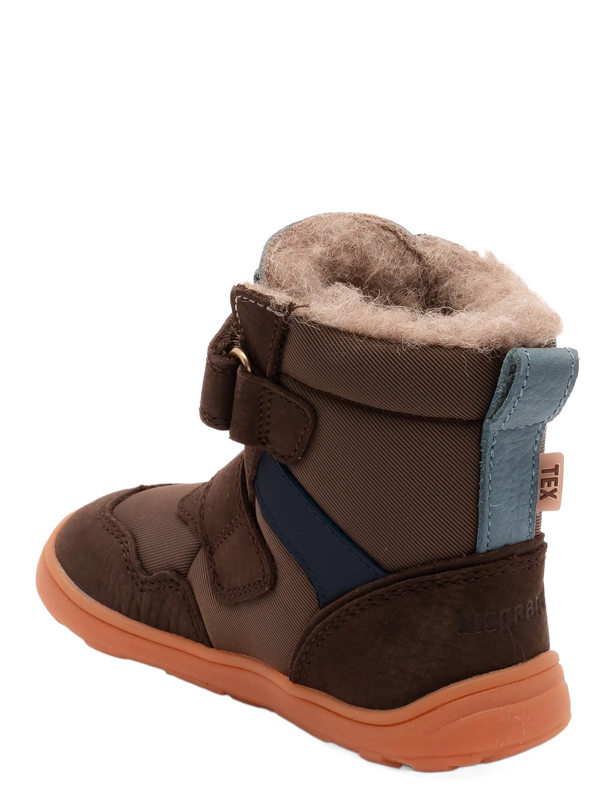 Bisgaard - bisgaard barefoot timo tex - vinterstövlar - dark brown - 1