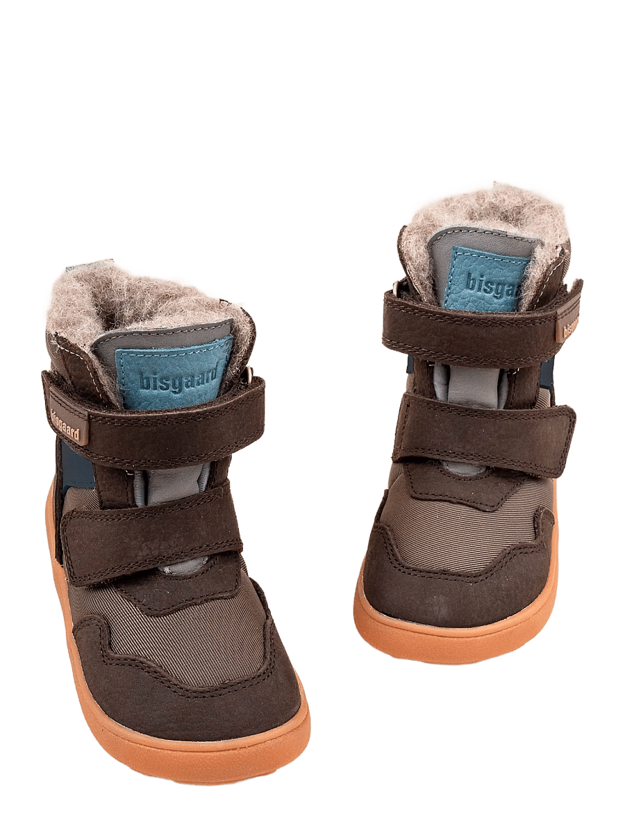 Bisgaard - bisgaard barefoot timo tex - vinterstövlar - dark brown - 5