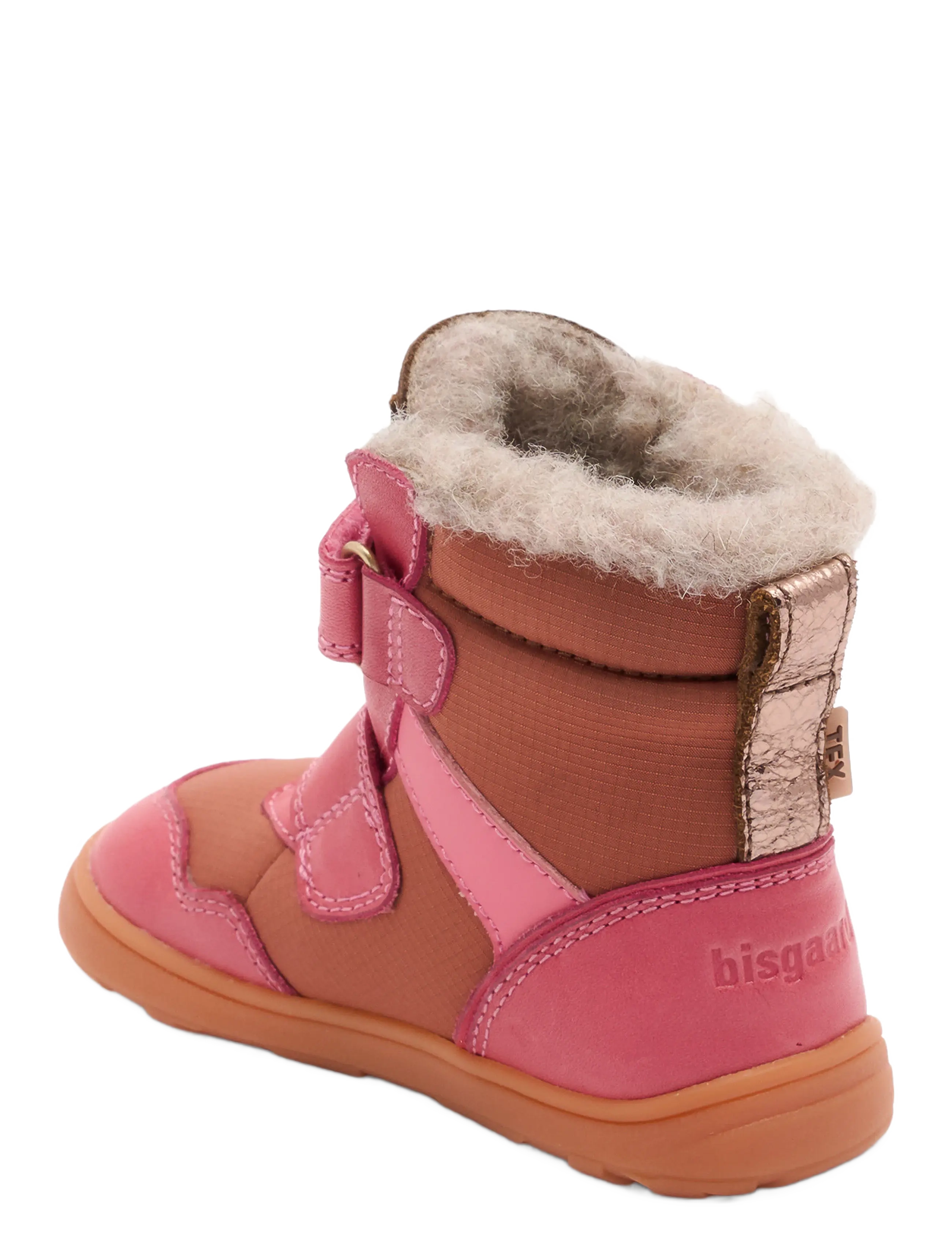 Bisgaard - bisgaard barefoot timo tex - vinterstövlar - pink - 1