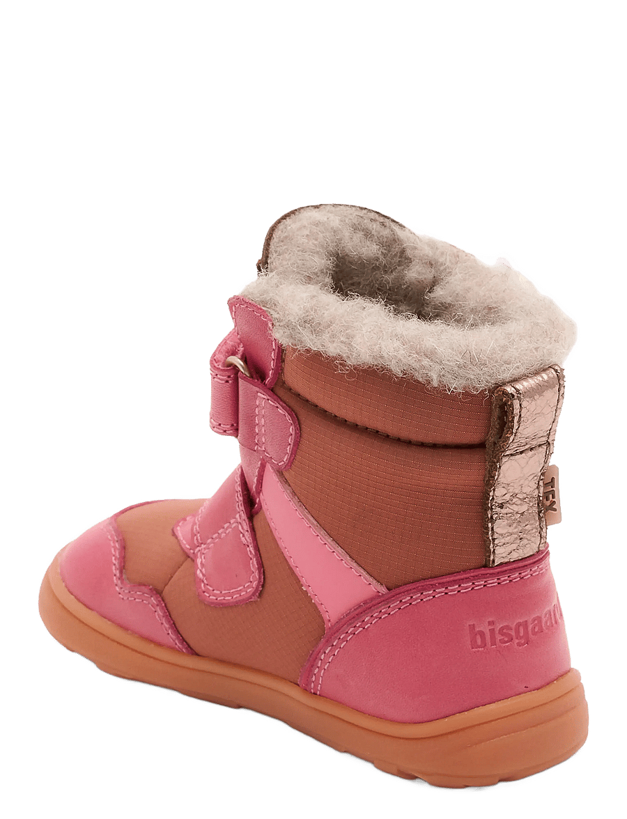 Bisgaard - bisgaard barefoot timo tex - vinterstövlar - pink - 1