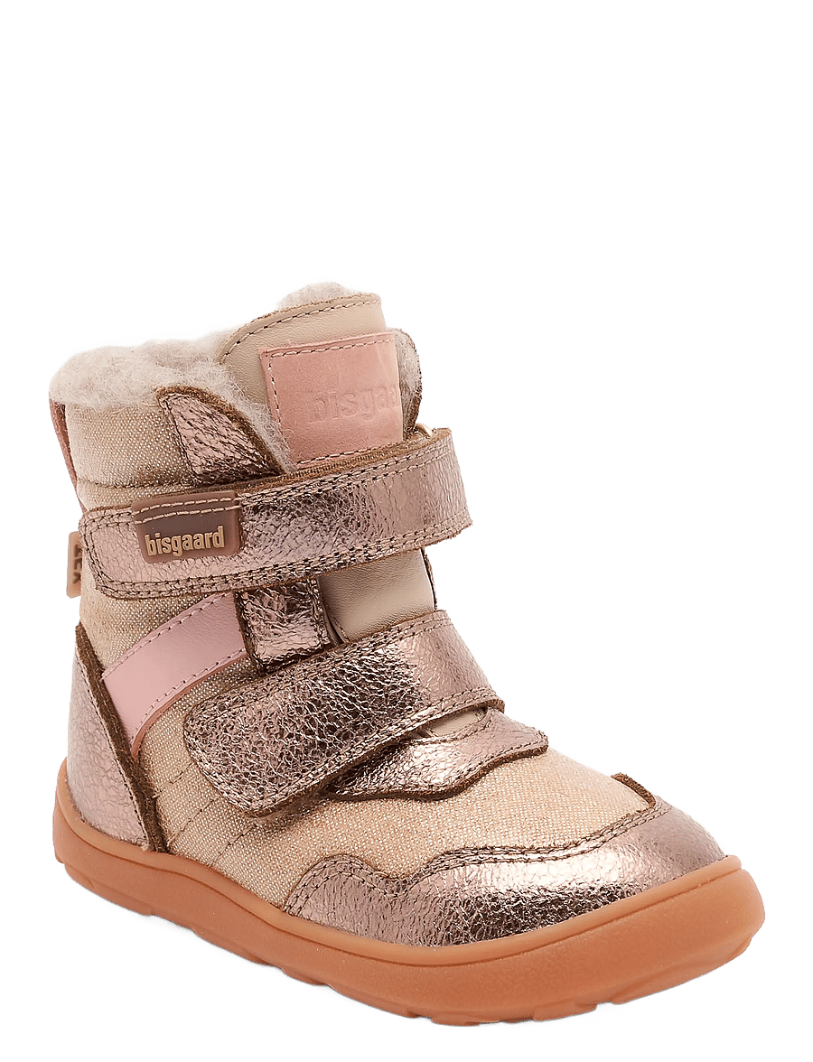Bisgaard - bisgaard barefoot timo tex - vinterstövlar - rose gold - 0