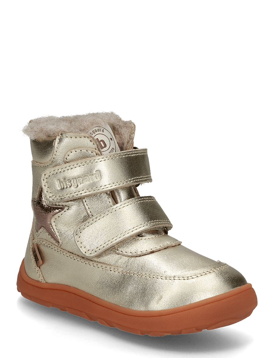 Bisgaard - bisgaard barefoot suz tex - barfußschuhe - gold - 0