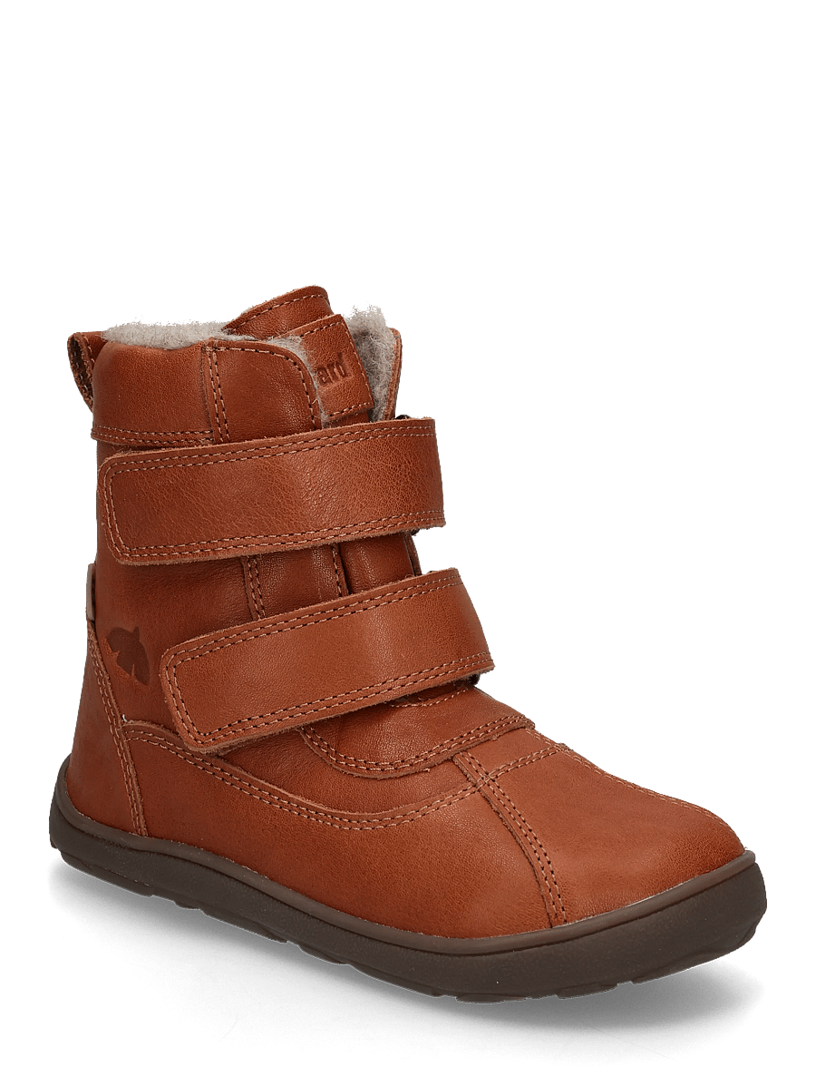 Bisgaard - bisgaard barefoot benny tex - barfußschuhe - cognac - 0