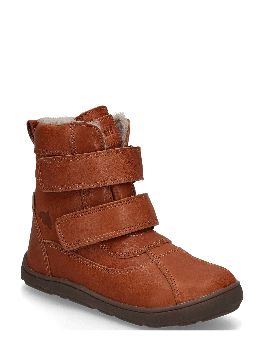 Bisgaard - bisgaard barefoot benny tex - vinterstøvler - cognac - 0
