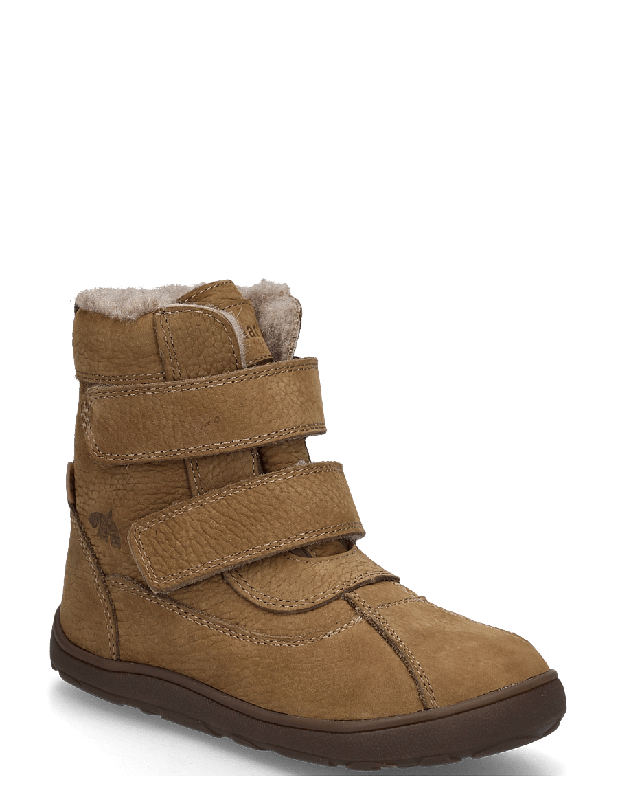 Bisgaard - bisgaard barefoot benny tex - vinterstøvler - khaki - 0