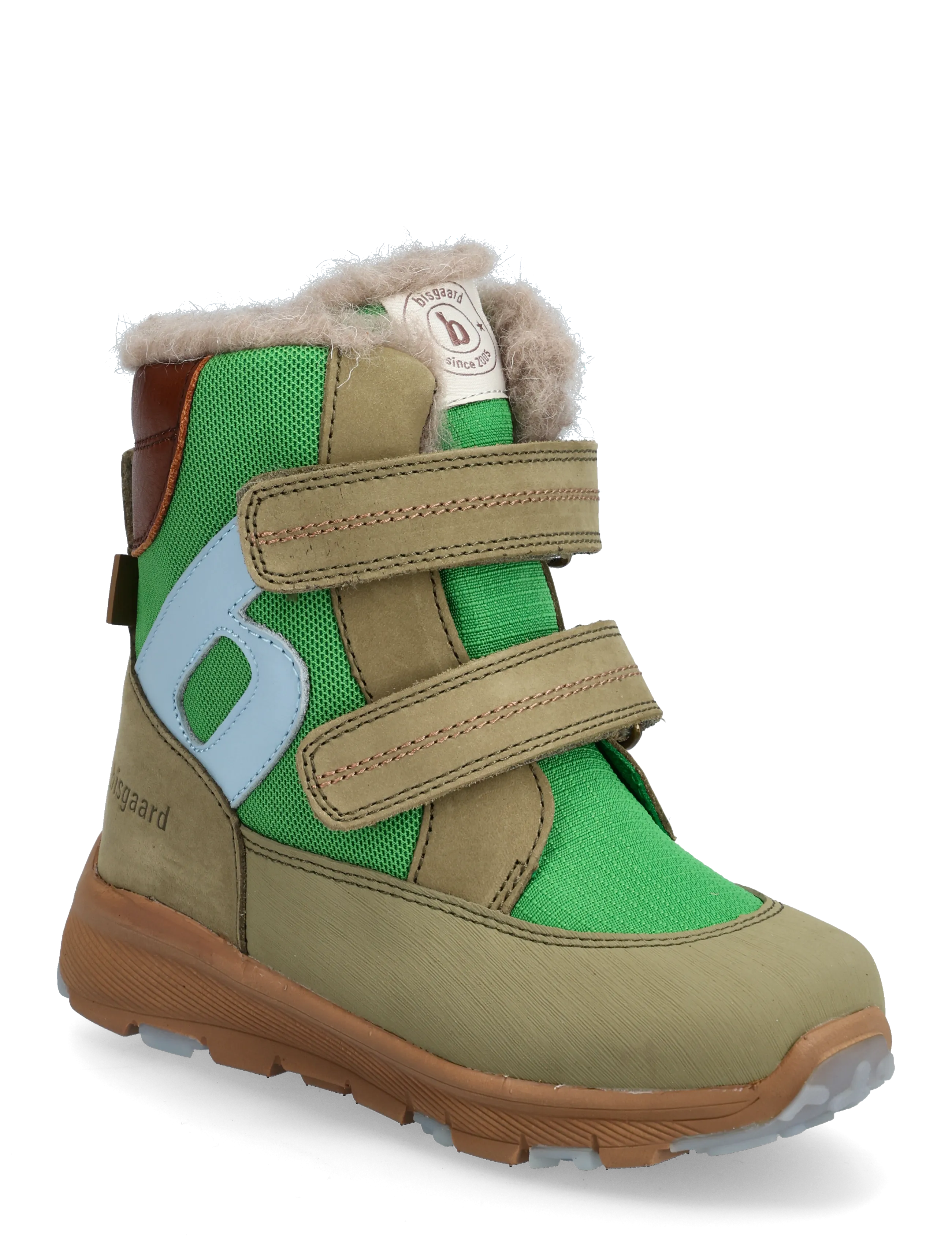 Bisgaard Bisgaard Spencer Tex, 33, Green, Vinterstøvler > Vinterstøvler M. Velcro, Børn