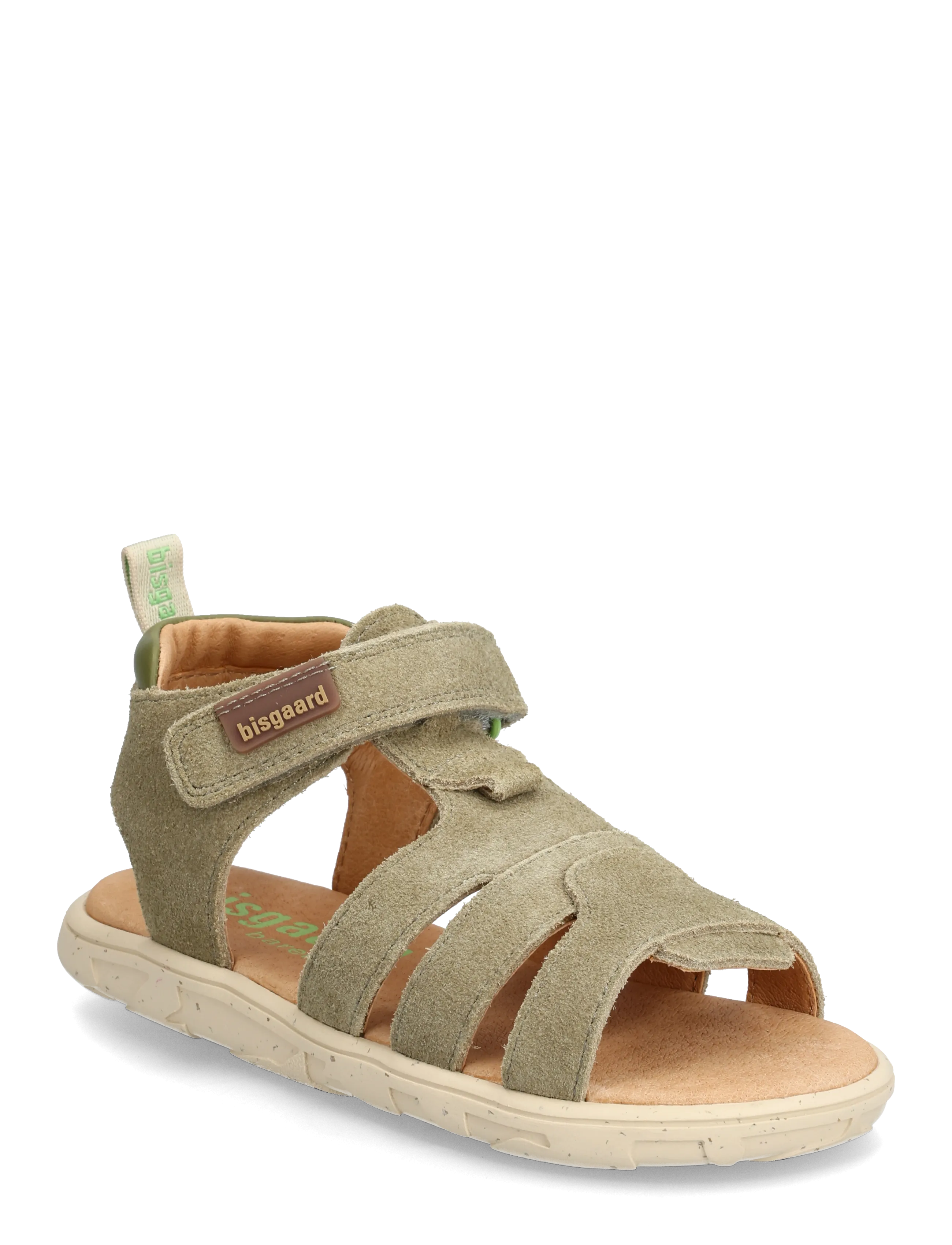 Bisgaard Bisgaard Barefoot Atlas, 31/18.8 cm, Khaki green, Sommersko > Sandaler, Børn