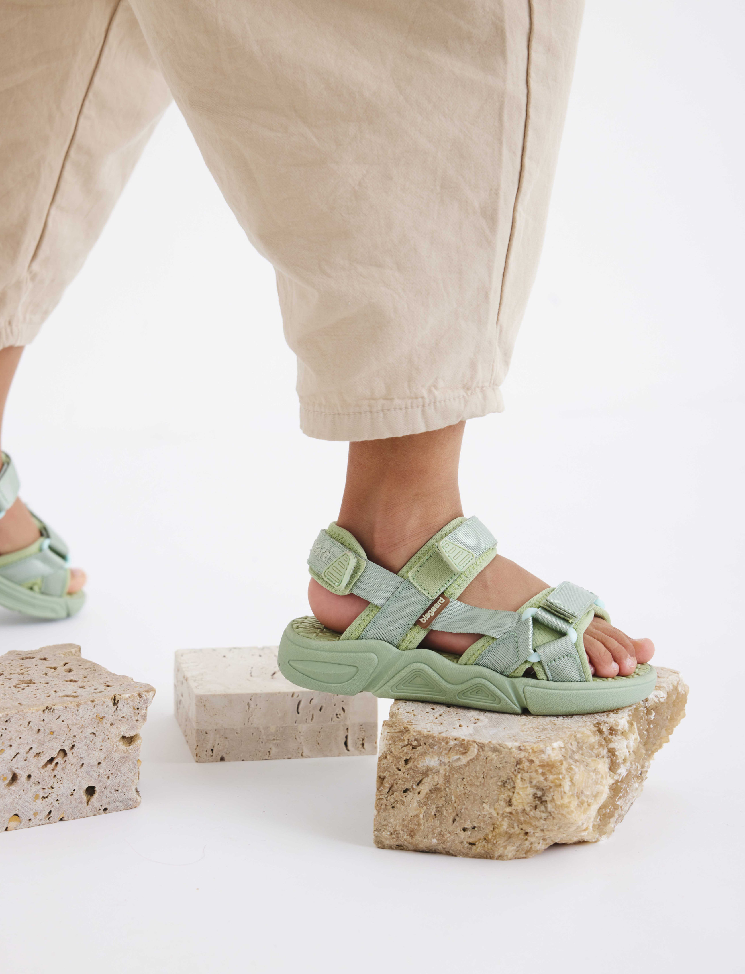 Bisgaard Bisgaard Louis, 31/19.7 cm, Green, Sommersko > Sandaler, Børn