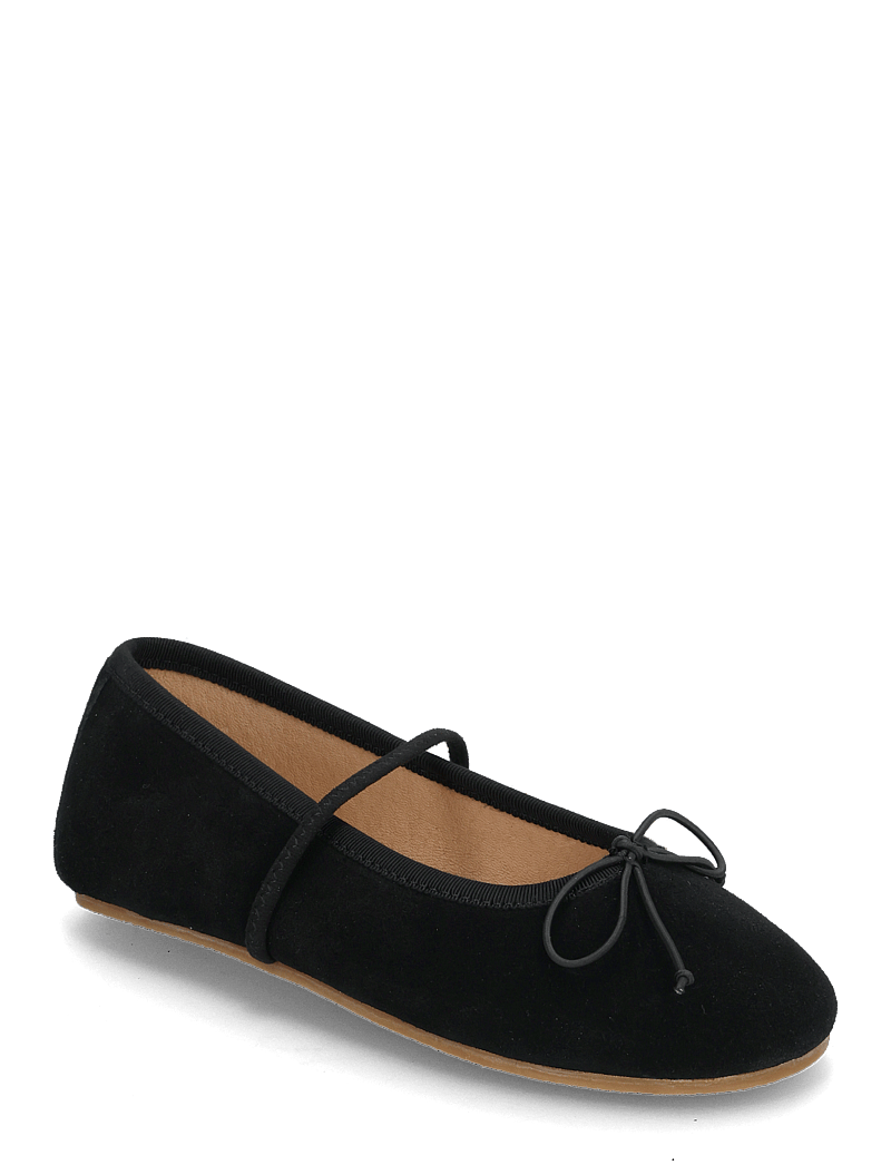 Bisgaard - bisgaard palma - baleriinad ja slip on jalatsid - black suede - 0